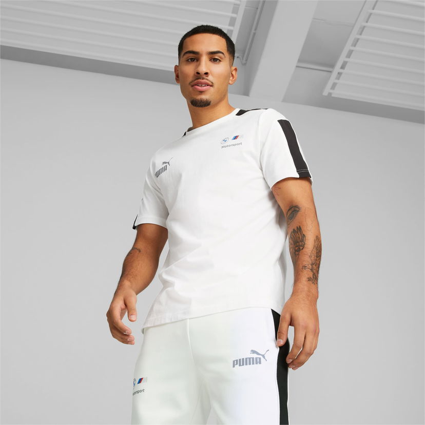 T-shirt Puma BMW M Motorsport MT7 Men's T-shirt Hvid | 538119_02