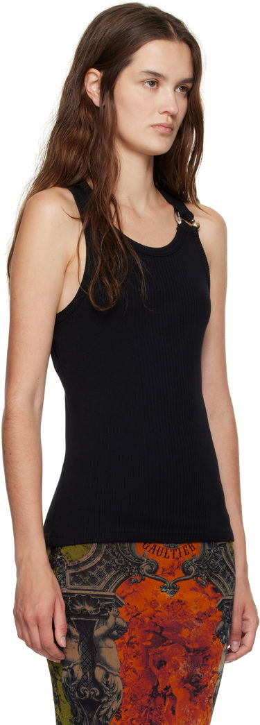 Tanktop Jean Paul Gaultier Jean Paul Gaultier 'The Piercing' Tank Top Sort | 25/03-W-TO375-J014-00, 1
