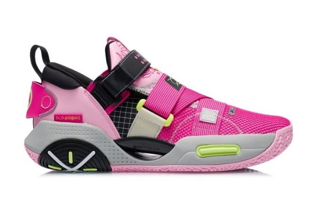Sneakers og sko Li-Ning Wade All City 9 V2 Pink Lyserød | ABAR049-2, 0