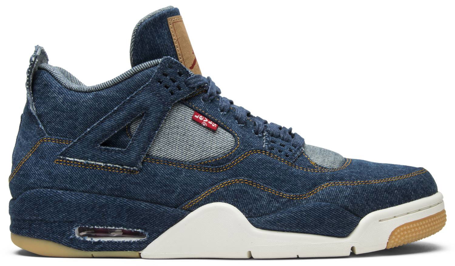 Sneakers og sko Jordan Levi's x Air Jordan 4 Retro "Denim" Mørkeblå | AO2571-401, 1