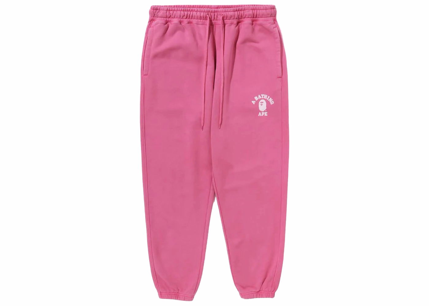 Bukser BAPE BAPE College One Point Overdye Pants Pink Lyserød | 1J70-152-011, 0