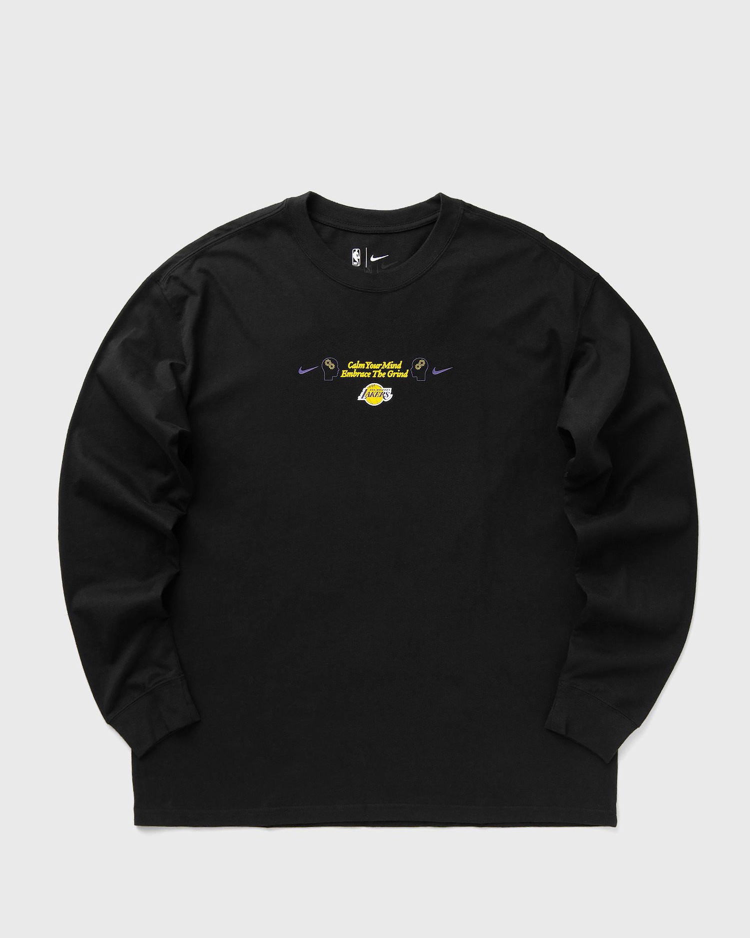 T-shirt Nike Los Angeles Lakers MAX90 Long Sleeve Sweatshirt Sort | HQ0662-010, 0