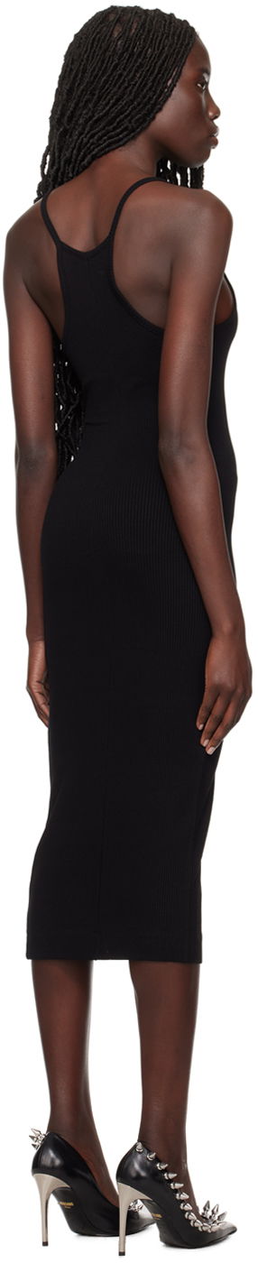 Kjole Moschino Moschino Jeans Patch Midi Dress Sort | 0417 3259, 2