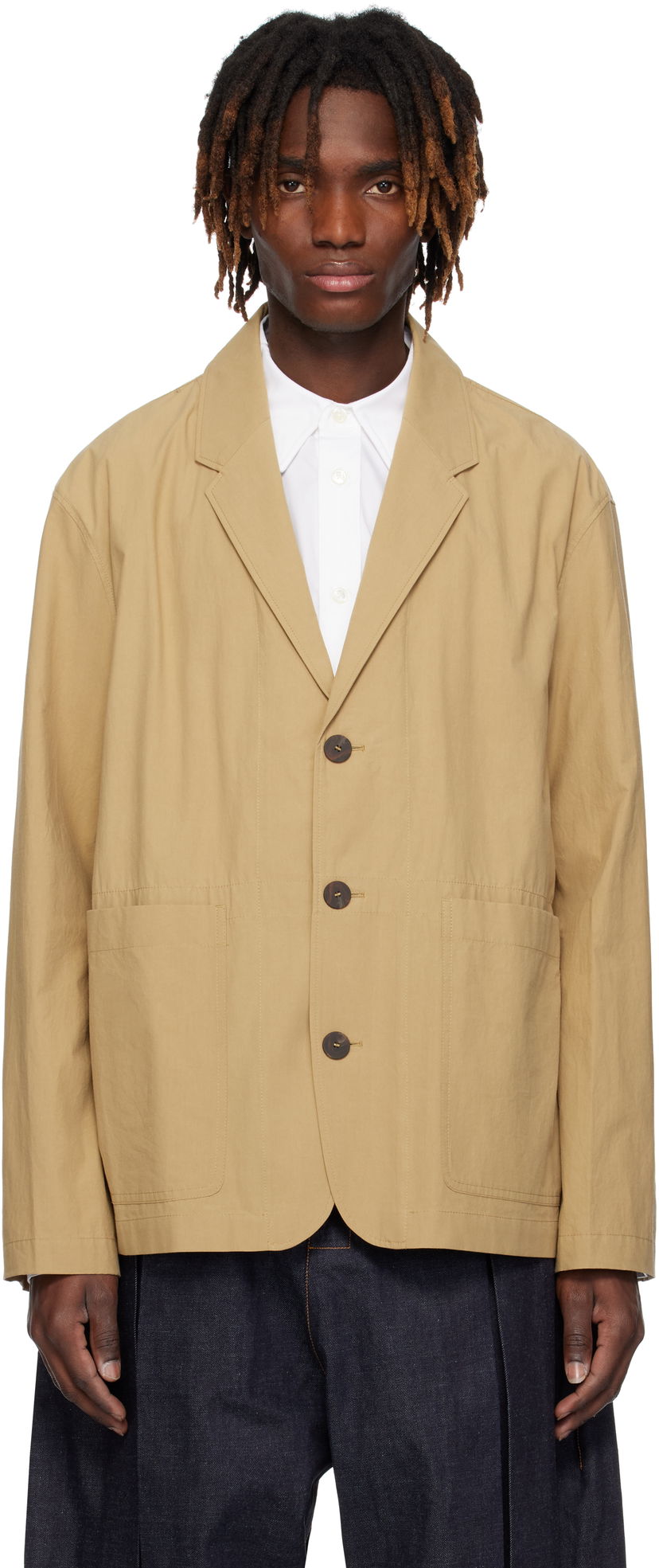 Jakke Studio Nicholson Studio Nicholson Reale Blazer Beige | REALE SNM - 1312