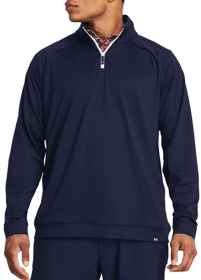 Sweatshirt Under Armour Storm Midlayer ¼ Zip Mørkeblå | 1383254-410