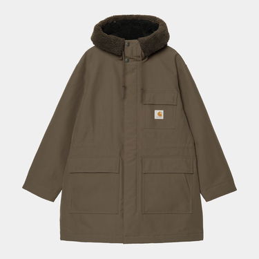 Parka Carhartt WIP Siberia Hooded Parka with Faux Fur Lining Vitola Grøn | I035365_5, 4