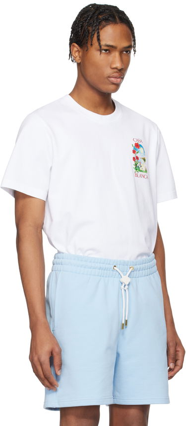 T-shirt Casablanca LA Days Printed T-Shirt, Size XL Hvid | MS25-JTS-001-12, 2
