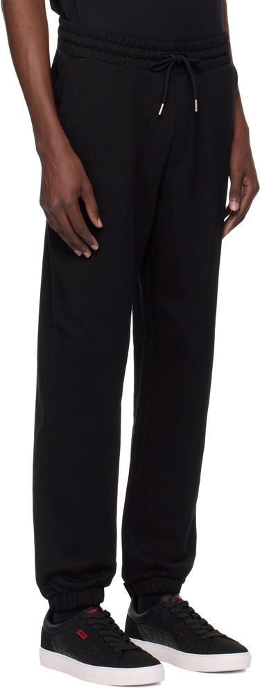 Joggingbukser BOSS HUGO Cotton-Terry Tracksuit Bottoms with Split Logo Blå | 50542866, 2