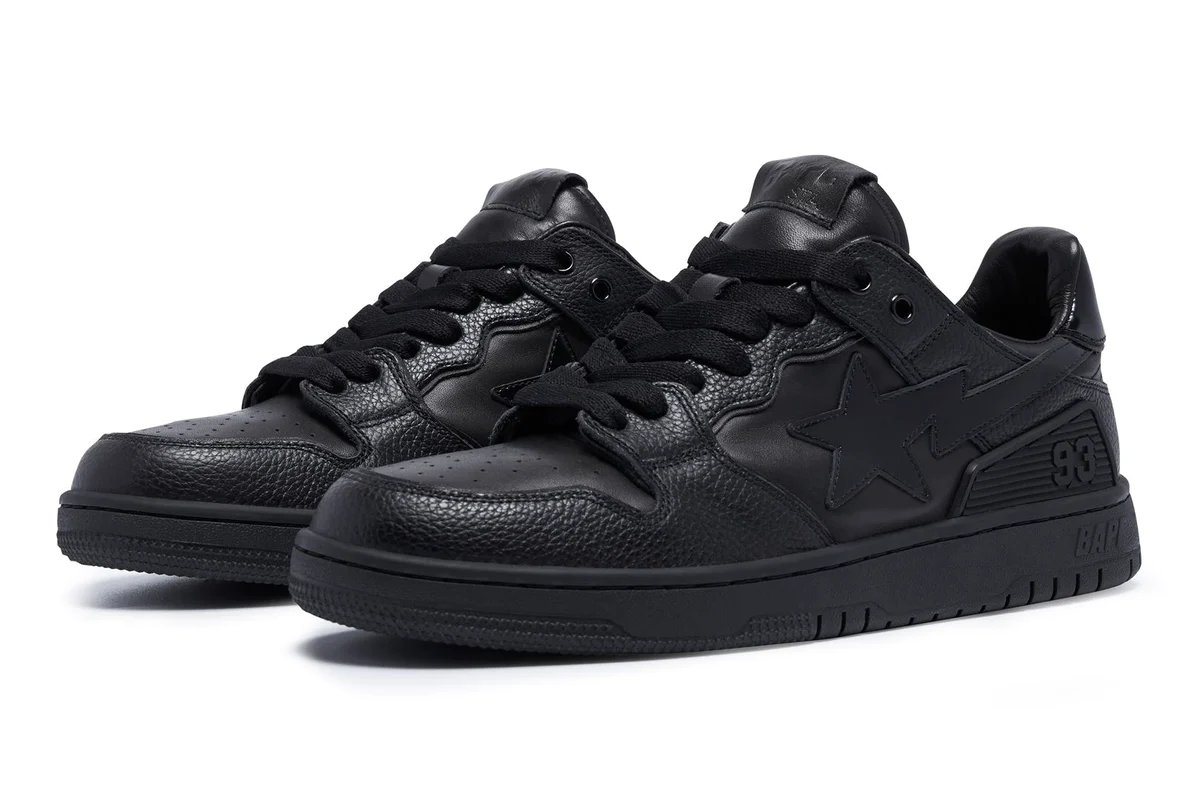 Sneakers og sko BAPE Sk8 Sta #3 M1 "Black" Sort | 0ZXSHWX91010J, 1