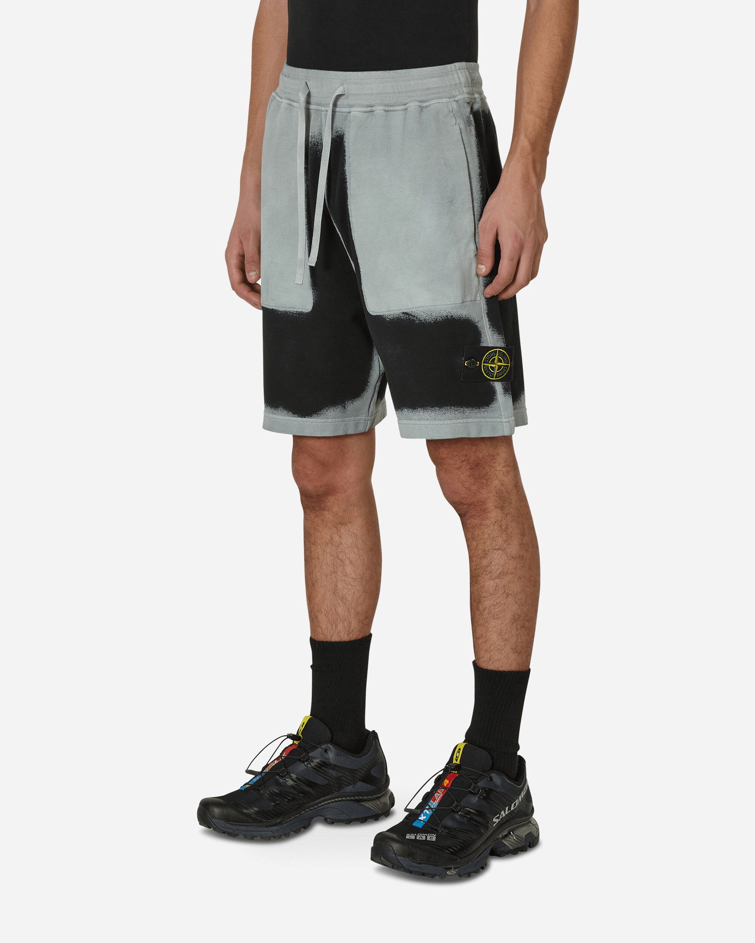 Shorts Stone Island Hand Sprayed Airbrush Treatment Shorts Grå | MO7815647T2 V0041, 1