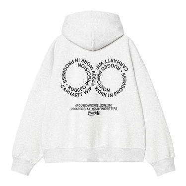 Sweatshirt Carhartt WIP Hooded Rotation Sweatshirt Grå | I034690_9, 1