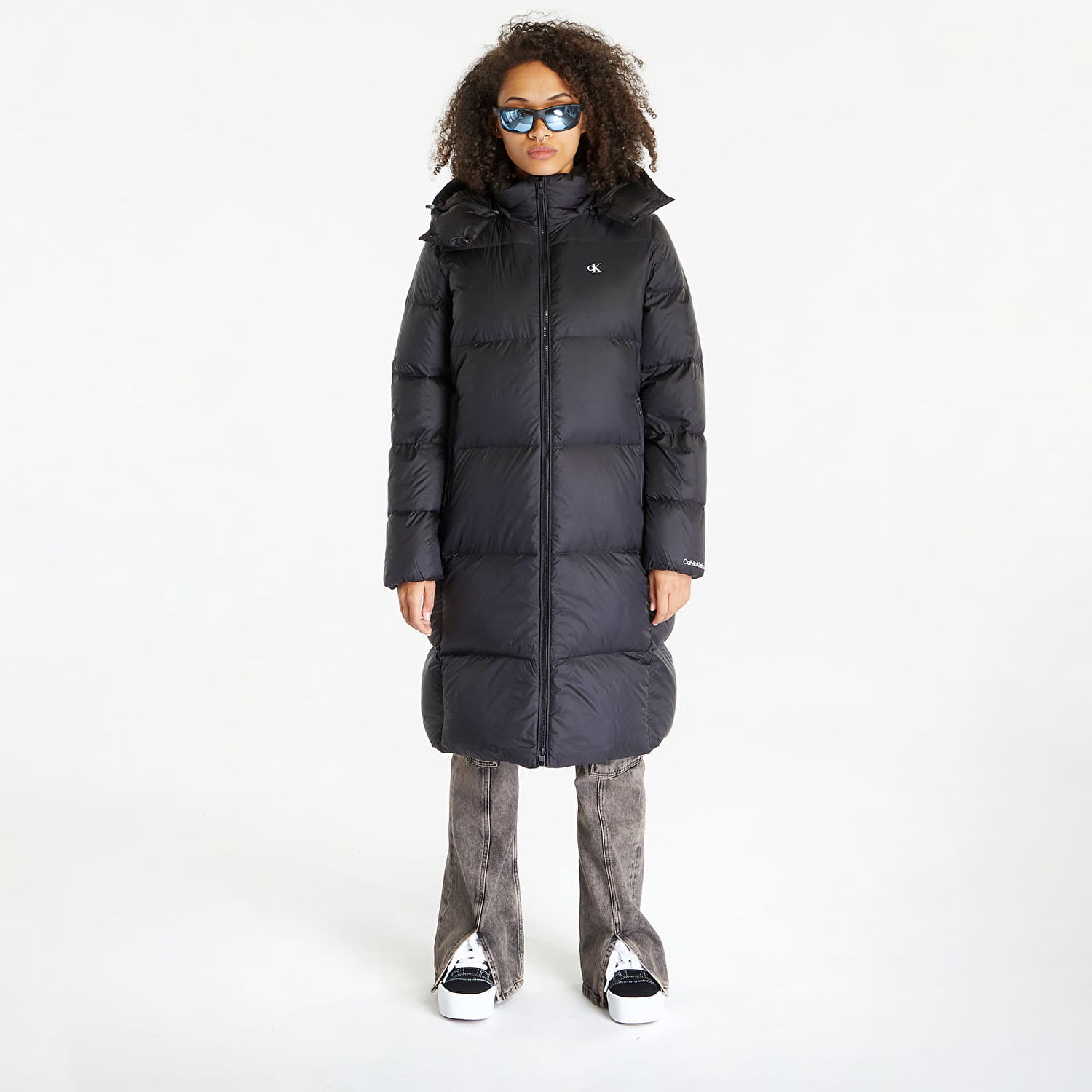 Frakker CALVIN KLEIN Relax Down Puffer Coat Sort | J20J221892 BEH, 0