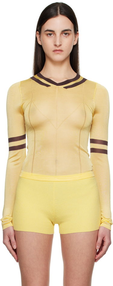 T-shirt Miaou Miaou Monica Long Sleeve Top Gul | 7158SRKBUT, 0