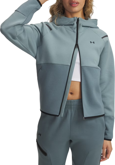 Jakke Under Armour Unstoppable Fleece Full-Zip Hooded Jacket Turkis | 1379842-323, 0