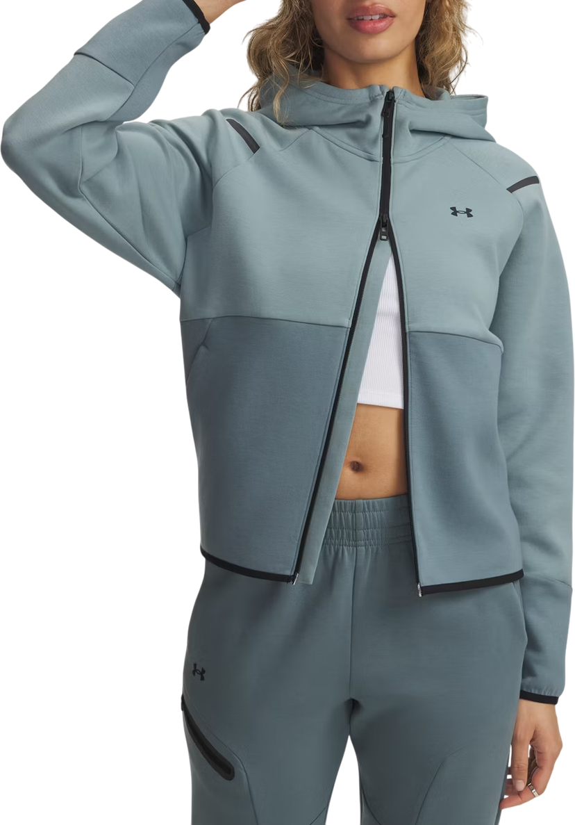 Jakke Under Armour Unstoppable Fleece Full-Zip Hooded Jacket Turkis | 1379842-323