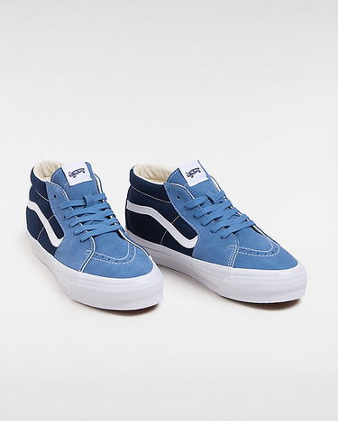 Sneakers og sko Vans Premium Sk8-mid 83 Shoes (lx Stv Navy/white) Unisex White, Size 3.5 Mørkeblå | VN000CQQDWR, 1