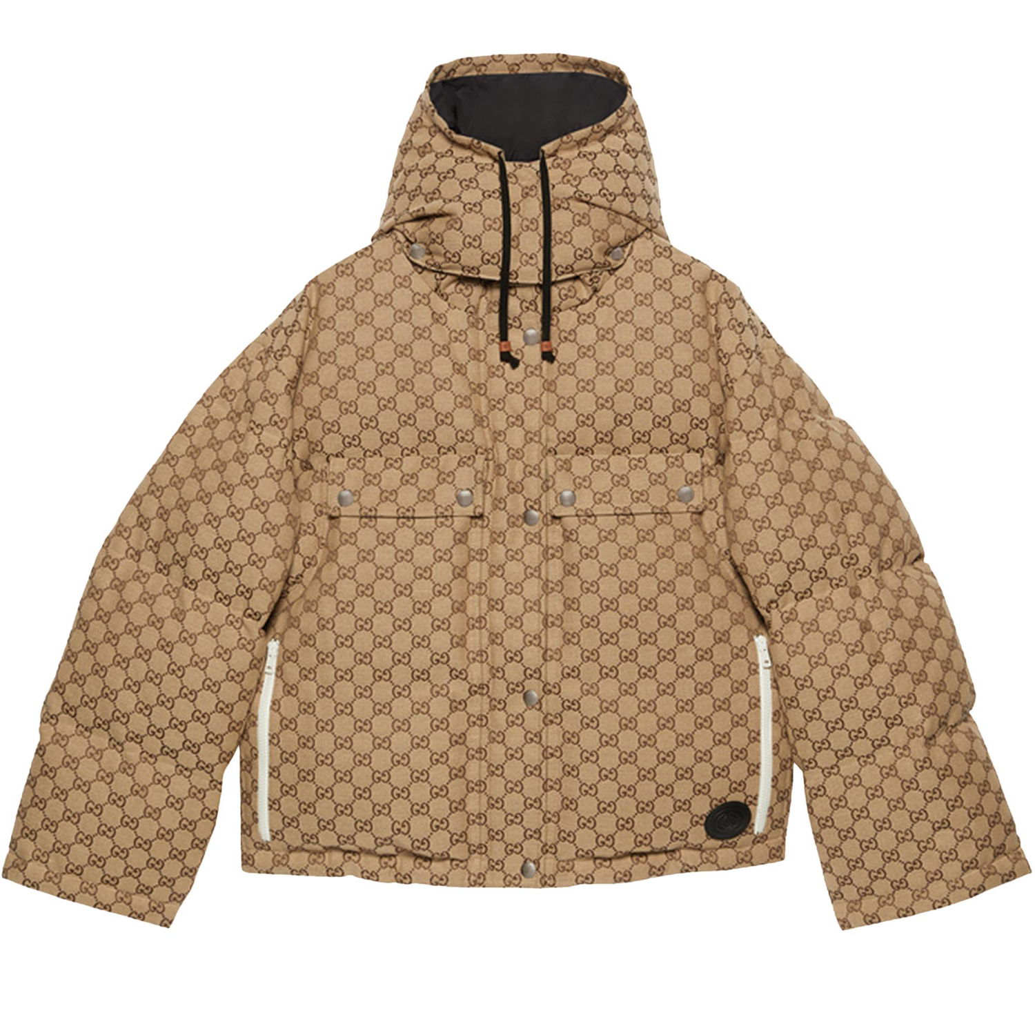 Puffer jakke Gucci GG Puffer Jacket Beige | 717558 Z9AAR 2184, 1