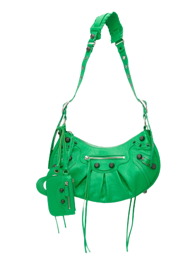 Skuldertaske Balenciaga Small 'Le Cagole' Bag Grøn | 671307 1VG9Y