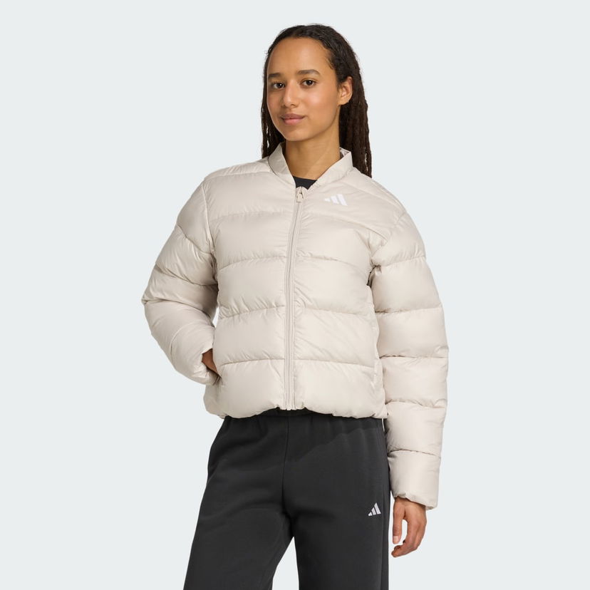 Puffer jakke adidas Performance Essentials Climawarm Synthetic Down Puffer Jacket Beige | JX7826