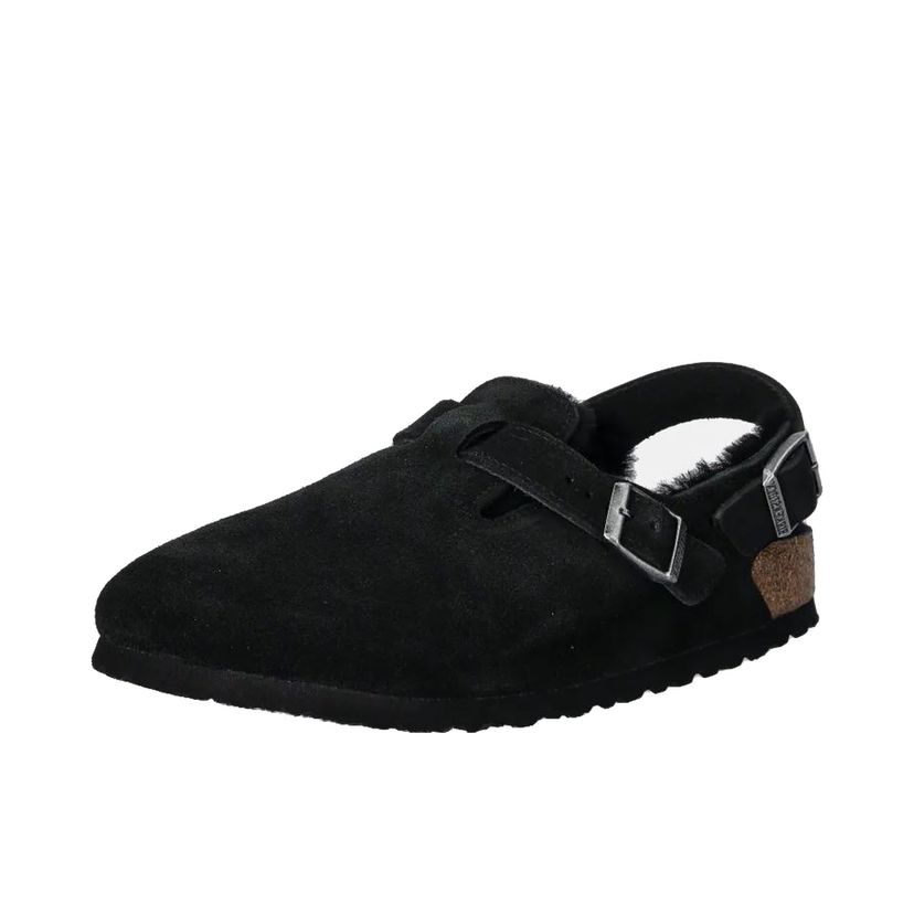 Sneakers og sko Birkenstock Tokio Suede Slippers Sort | 1028328