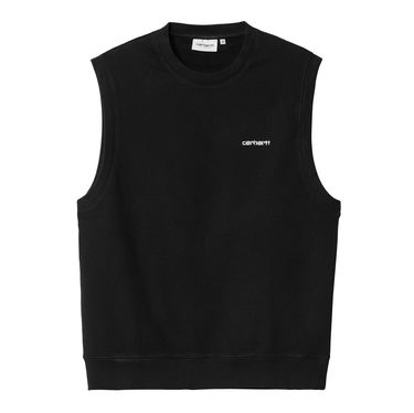 Sweater Carhartt WIP Script Vest Sort | I033084_0D2_XX, 5