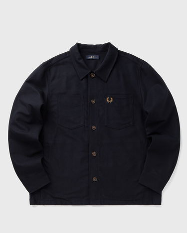 Skjorte Fred Perry Fred Perry Brushed Twill Overshirt Mørkeblå | M1723-608, 1