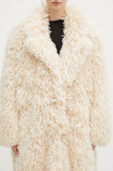 Frakker Fiorucci Women's Long Faux Fur Coat Hvid | U01FMOCO243FF02WH02, 3