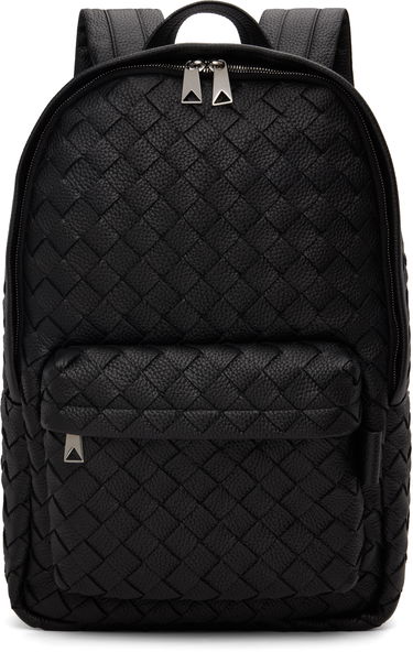 Rygsæk Bottega Veneta Bottega Veneta Intrecciato Leather Backpack Sort | 833158V5I528803, 0