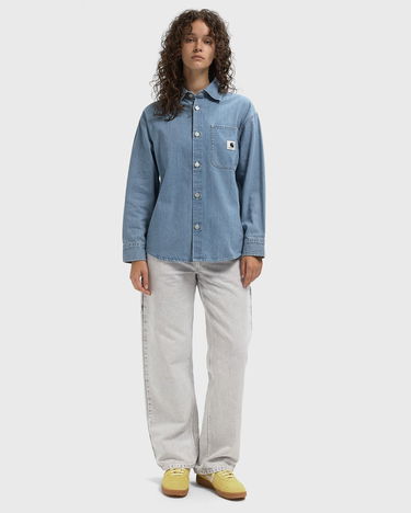 Skjorte Carhartt WIP Marly Long Sleeve Denim Shirt Blå | I035584-01.35, 1