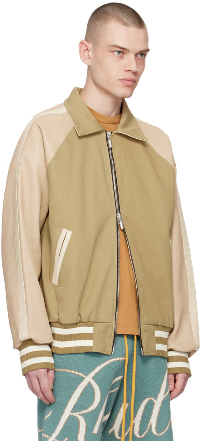 Bomberjakke Rhude Rhude 'Rude Boys' Bomber Jacket Beige | RHSS23JA77012269, 1
