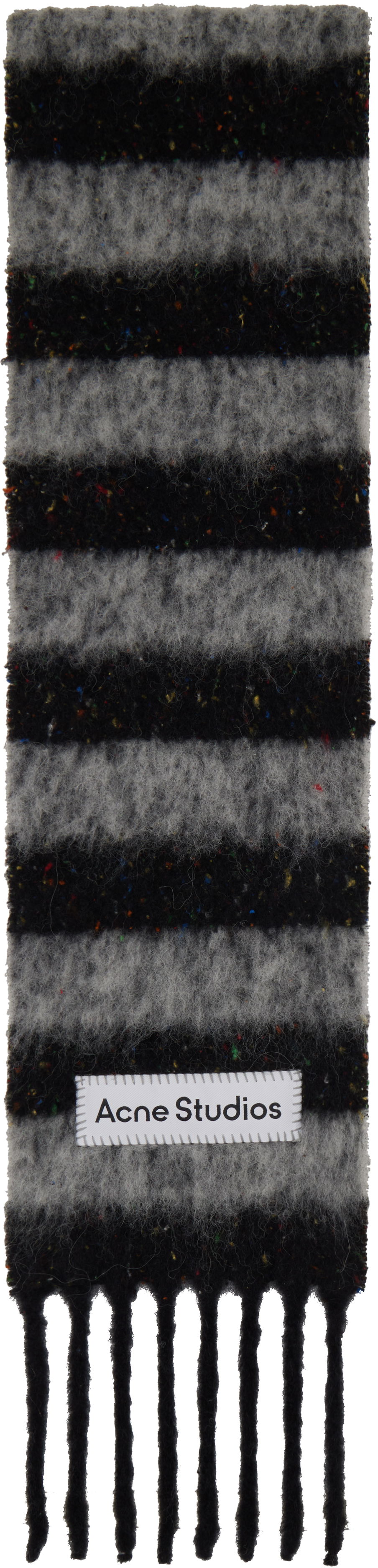 Tørklæde Acne Studios Acne Studios Narrow Stripe Alpaca Scarf Flerfarvet | CA0358-, 0
