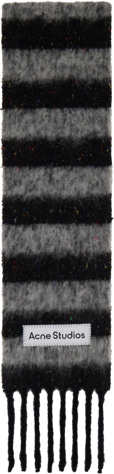 Tørklæde Acne Studios Acne Studios Narrow Stripe Alpaca Scarf Flerfarvet | CA0358-, 0