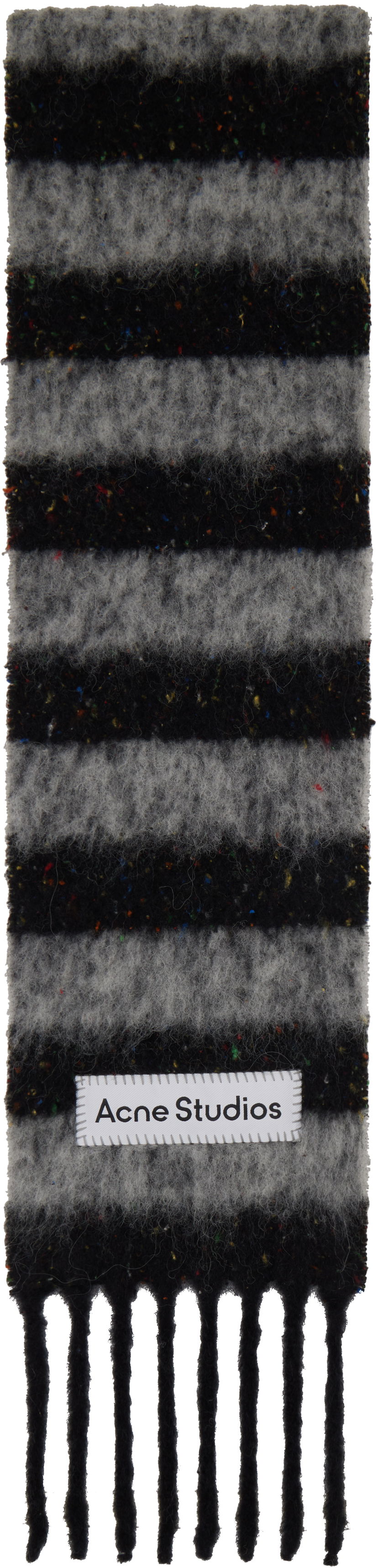 Tørklæde Acne Studios Acne Studios Narrow Stripe Alpaca Scarf Flerfarvet | CA0358-