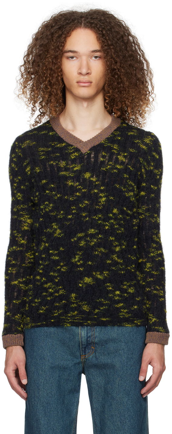 Sweater Eckhaus Latta Plume Sweater Sort | 8058-EL-PS24-C - CELESTIAL, 0
