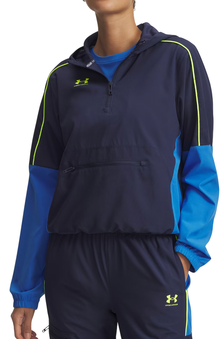 Vindjakke Under Armour Challenger Half-Zip Hooded Anorak Flerfarvet | 6004075-403