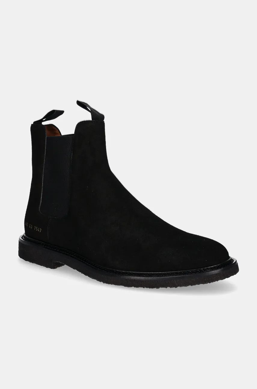 Sneakers og sko Common Projects Chelsea Waxed Suede Boots Sort | 2446.7547, 0