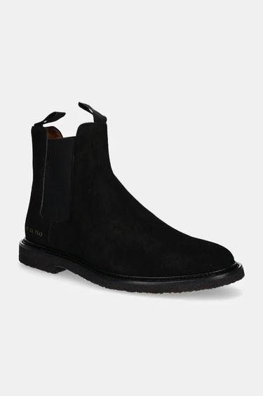 Sneakers og sko Common Projects Chelsea Waxed Suede Boots Sort | 2446.7547, 0