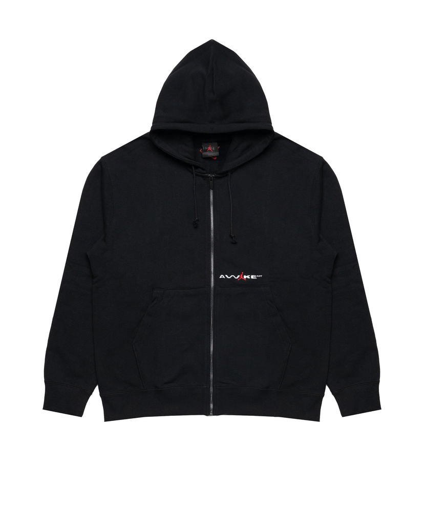 Sweatshirt Jordan Awake NY Full Zip Fleece Hoodie Sort | IB7288-010
