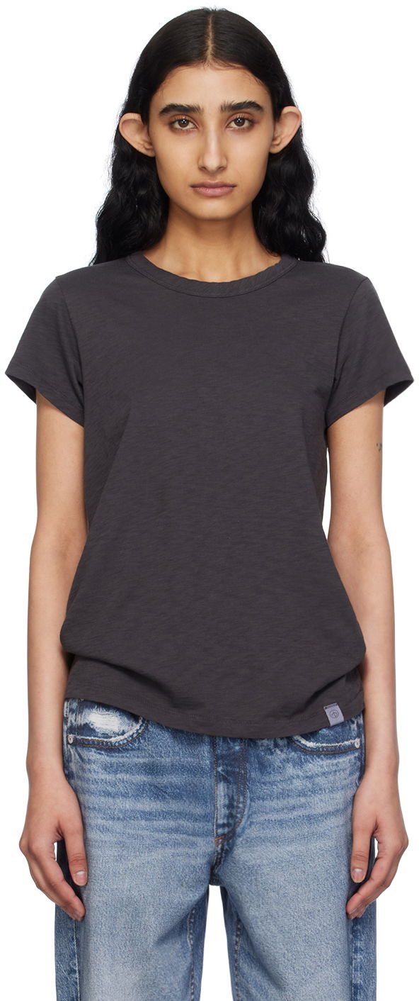 T-shirt rag & bone Rag & Bone Slub T-Shirt Grå | WCC22HT012NM12