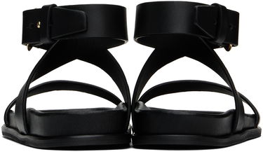 Sneakers og sko TOTEME The Chunky Leather Sandals Sort | 243-WAS2047-LE0035, 1