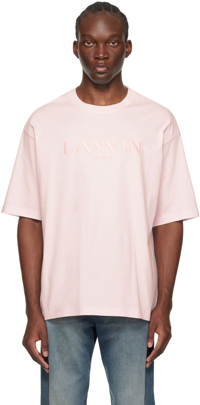 T-shirt LANVIN Oversized T-Shirt Lyserød | RM-TS0026-J208-P24
