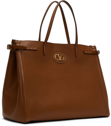 Mulepose Valentino Valentino Garavani Antibes Medium Calfskin Tote Brun | 6W2B0R18CVC, 1