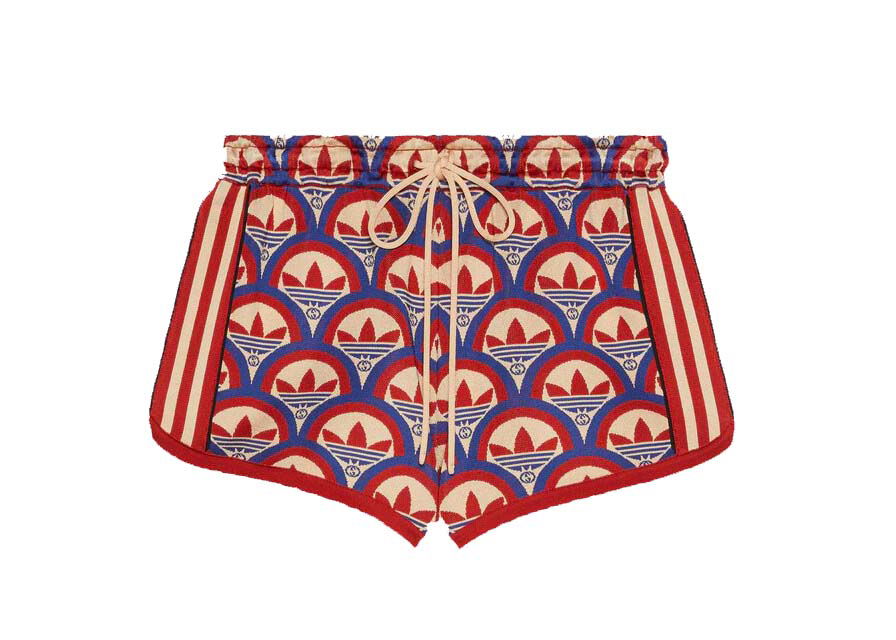 Shorts Gucci adidas x Jacquard Shorts Rød | 702873 XKCDO 6431, 0