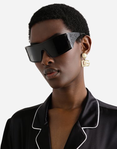 Solbriller Dolce & Gabbana Dolce & Gabbana Statement Sunglasses Sort | VG2317VM6879V000, 1