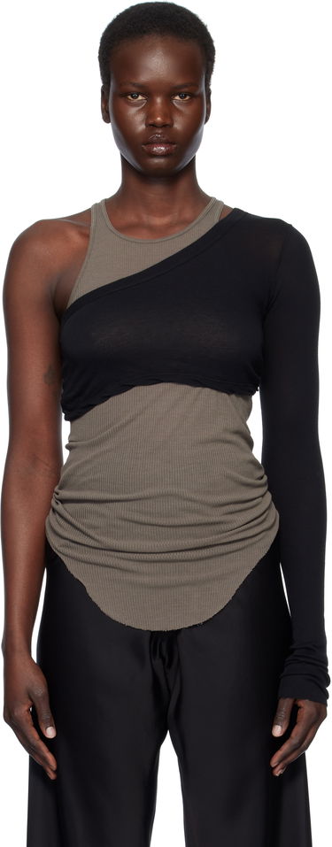 Tanktop Rick Owens Rick Owens Porterville Ziggy Sleeveless Top Grå | RP01E7215 UC, 0