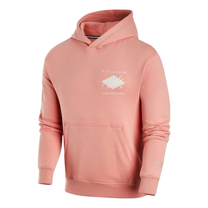 Sweater Jordan Jordan Flight Logo Men's Hoodie Lyserød | DH9020-824