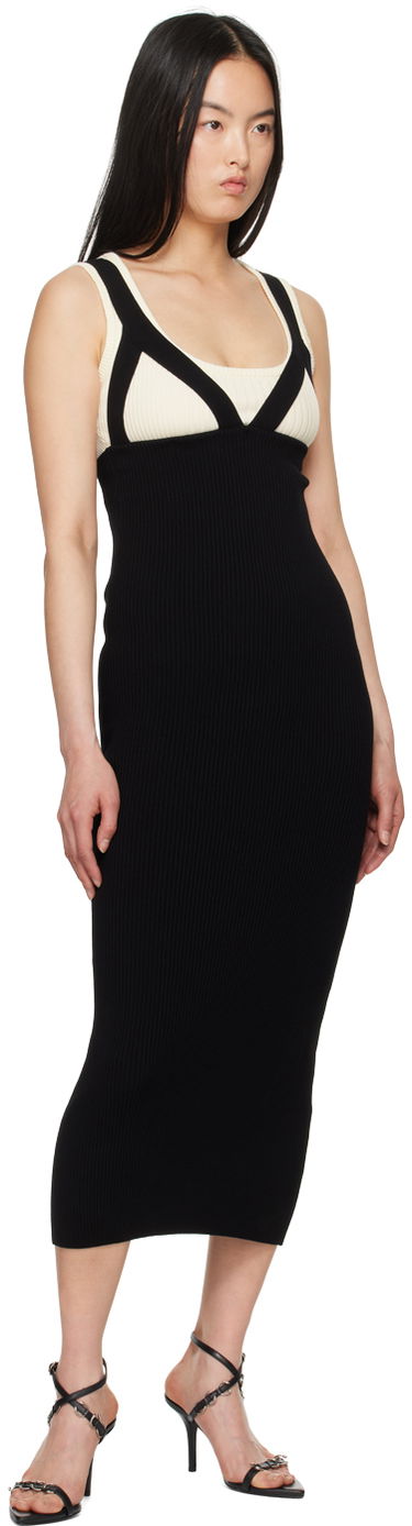 Kjole Jean Paul Gaultier Jean Paul Gaultier 'The Madone' Knit Maxi Dress Sort | 24/25-F-RO184-M068-0100, 3