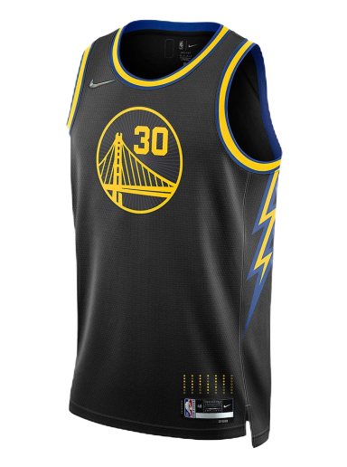 Jersey Nike NBA Golden State Warriors 2021/22 Stephen Curry City Edition Mixtape Swingman Jersey Black Sort | DB4027-010