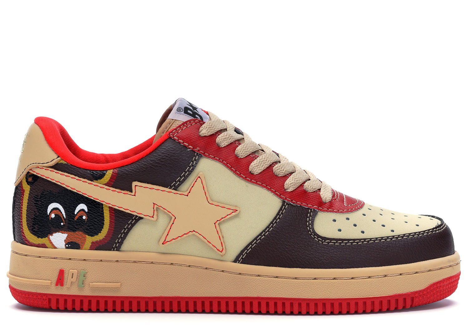 Sneakers og sko BAPE Kanye West x Bape Sta Low "College Dropout" Beige | 0607FS-001, 0