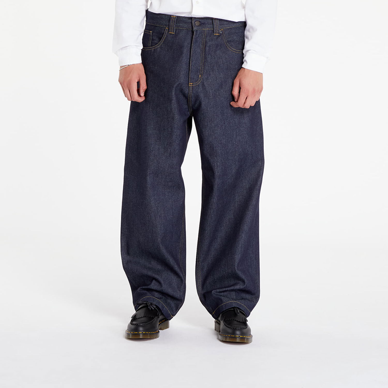 Bukser Carhartt WIP Pants Brandon Pant Blue Rigid Mørkeblå | I031246.0101, 0